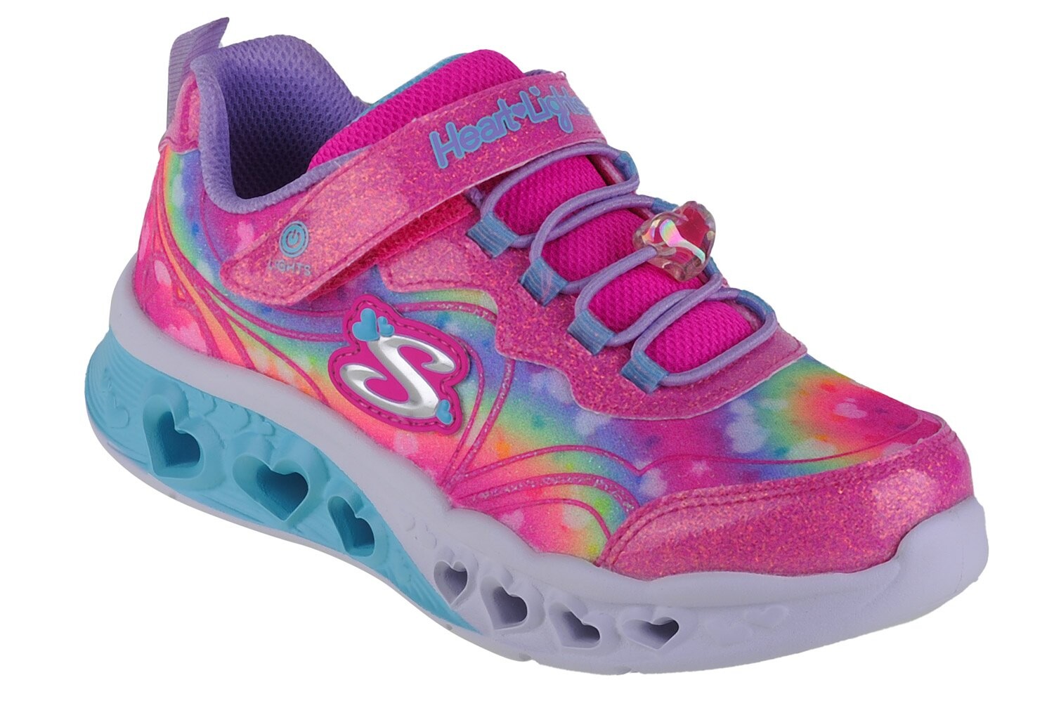

Шлепанцы Skechers Flutter Heart Lights Groovy, розовый