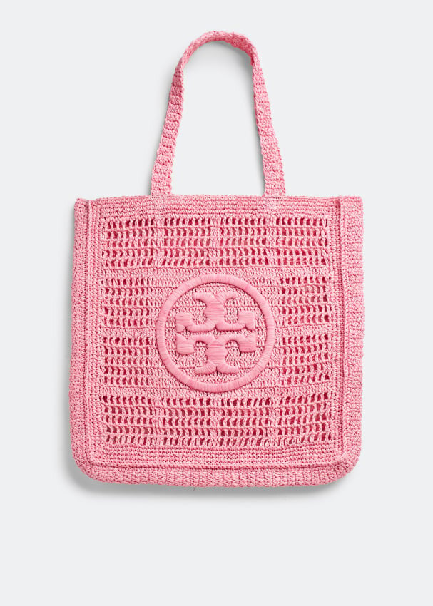 

Сумка-тоут Tory Burch Ella Hand-Crocheted, розовый