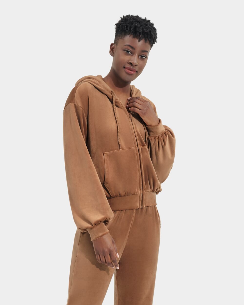 

Толстовка Ashwood Zip Hoodie UGG, коричневый