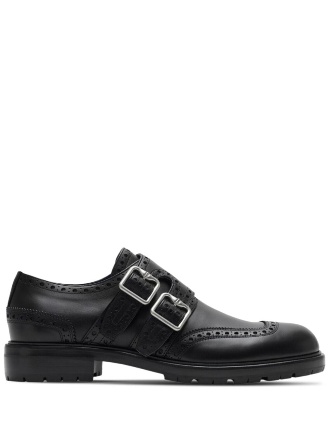 Burberry кожаные туфли Soho Monk, черный