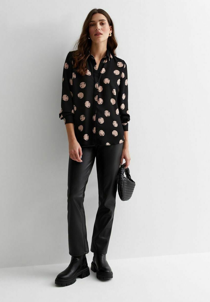 

Рубашка Spot Long Sleeve New Look, цвет black pattern