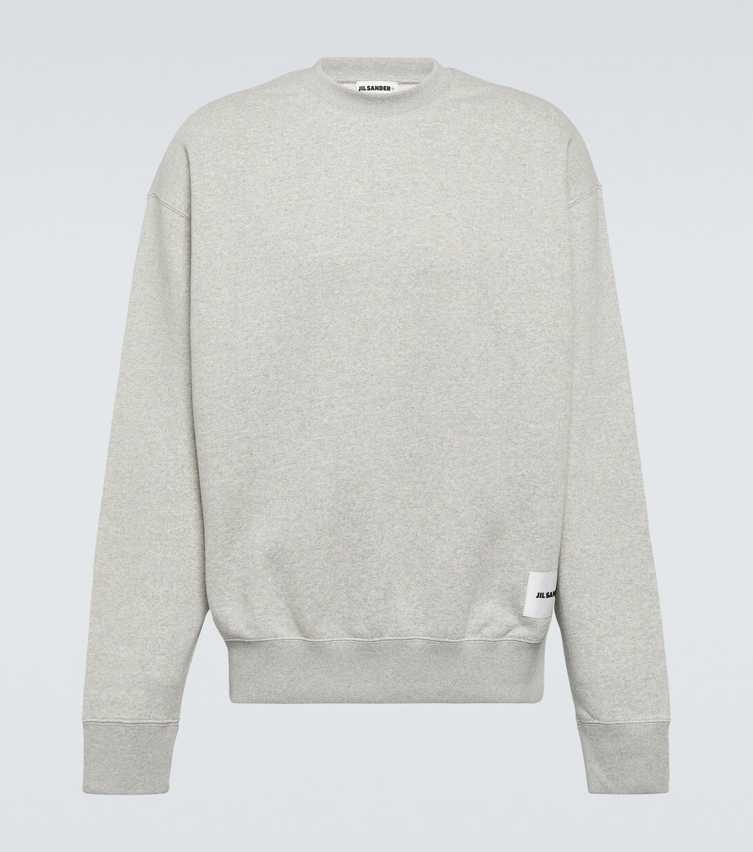

Толстовка из хлопка с логотипом Jil Sander, зеленый