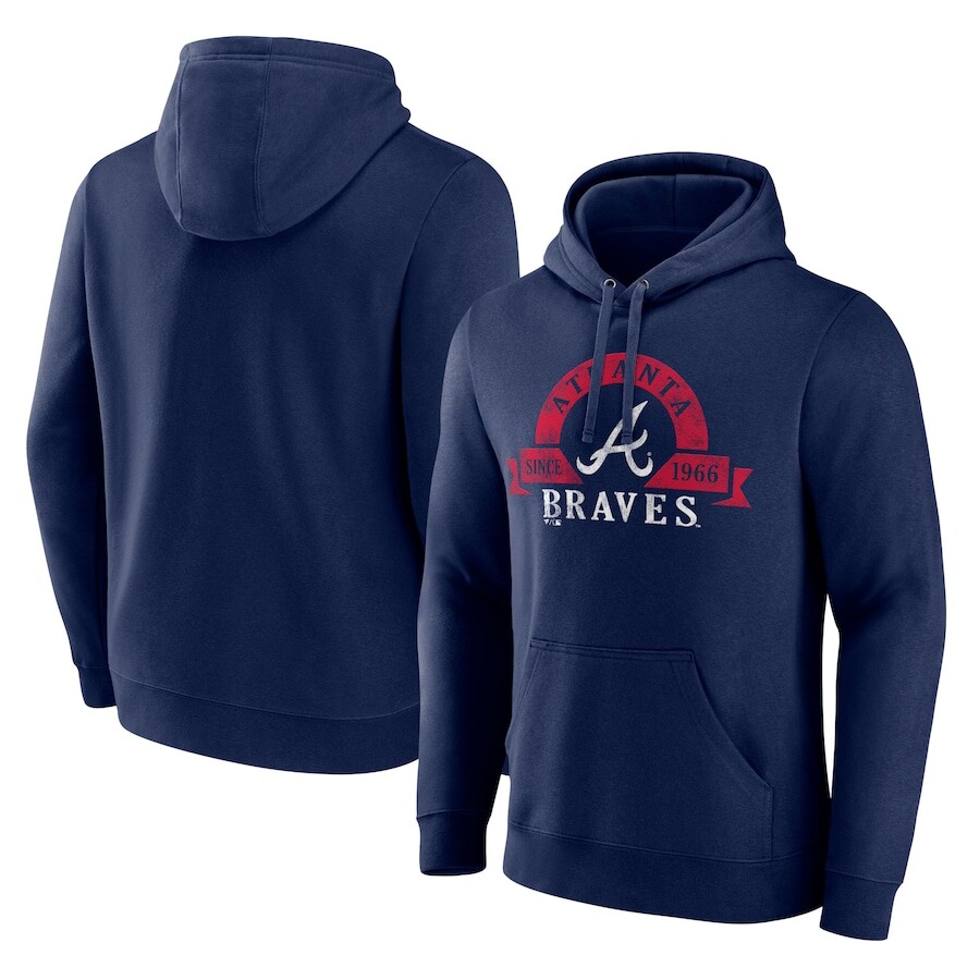 

Пуловер с капюшоном Fanatics Branded Atlanta Braves, нави
