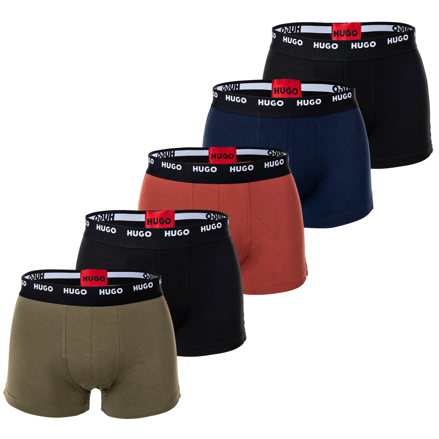 

Боксеры HUGO Boxershort 5 шт, цвет Schwarz/Rot/Grün/Blau