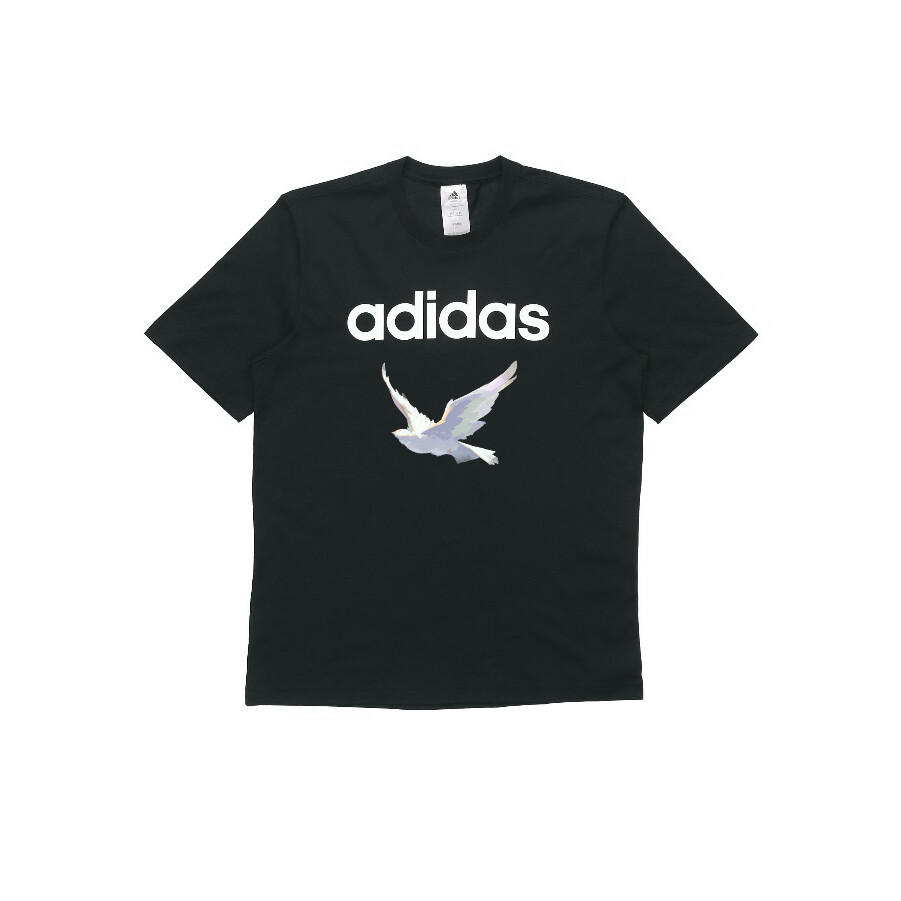 

Футболка унисекс черная Adidas, черный