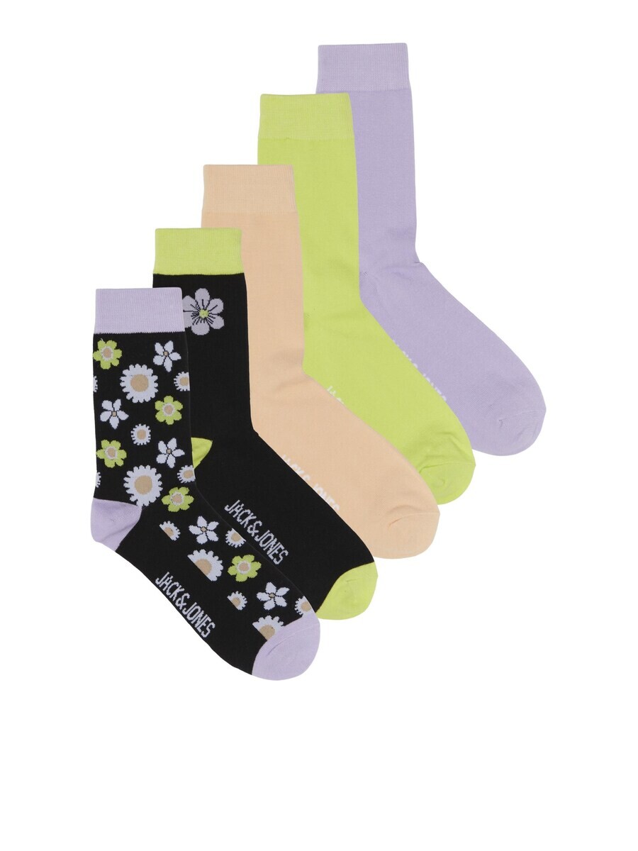 

Носки JACK & JONES FLAW, цвет Cream/Apple/Lavender/Black