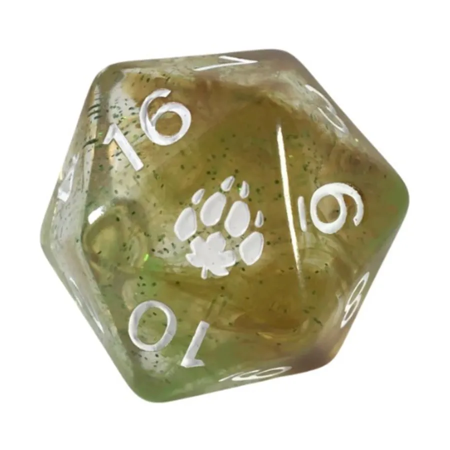 

29 мм d20 — Круг друида с символом класса, Class & Creature Dice - Singles