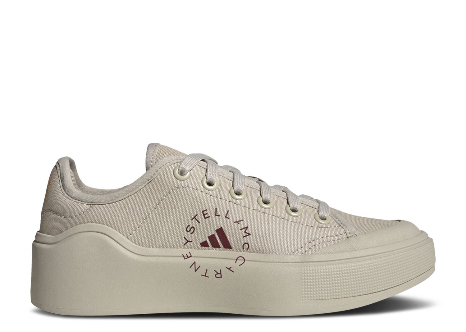 

Кроссовки adidas Stella Mccartney X Court 'Gobi', кремовый, Бежевый