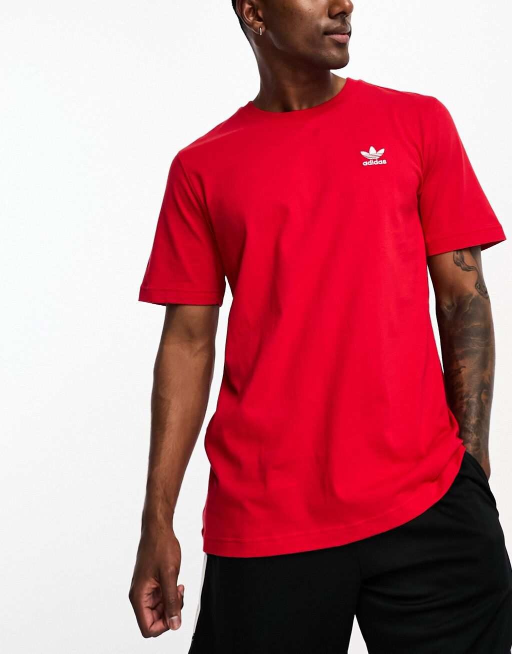 

Красная футболка с короткими рукавами adidas Originals Essentials, Красный