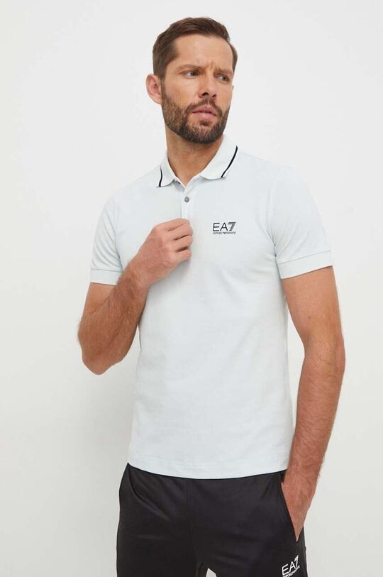

Поло EA7 Emporio Armani, бирюзовый, Зеленый