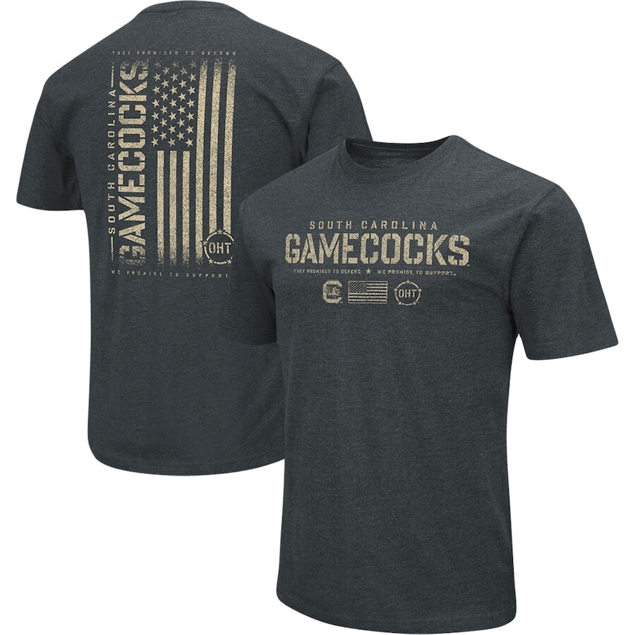 

Футболка с коротким рукавом Colosseum South Carolina Gamecocks, черный