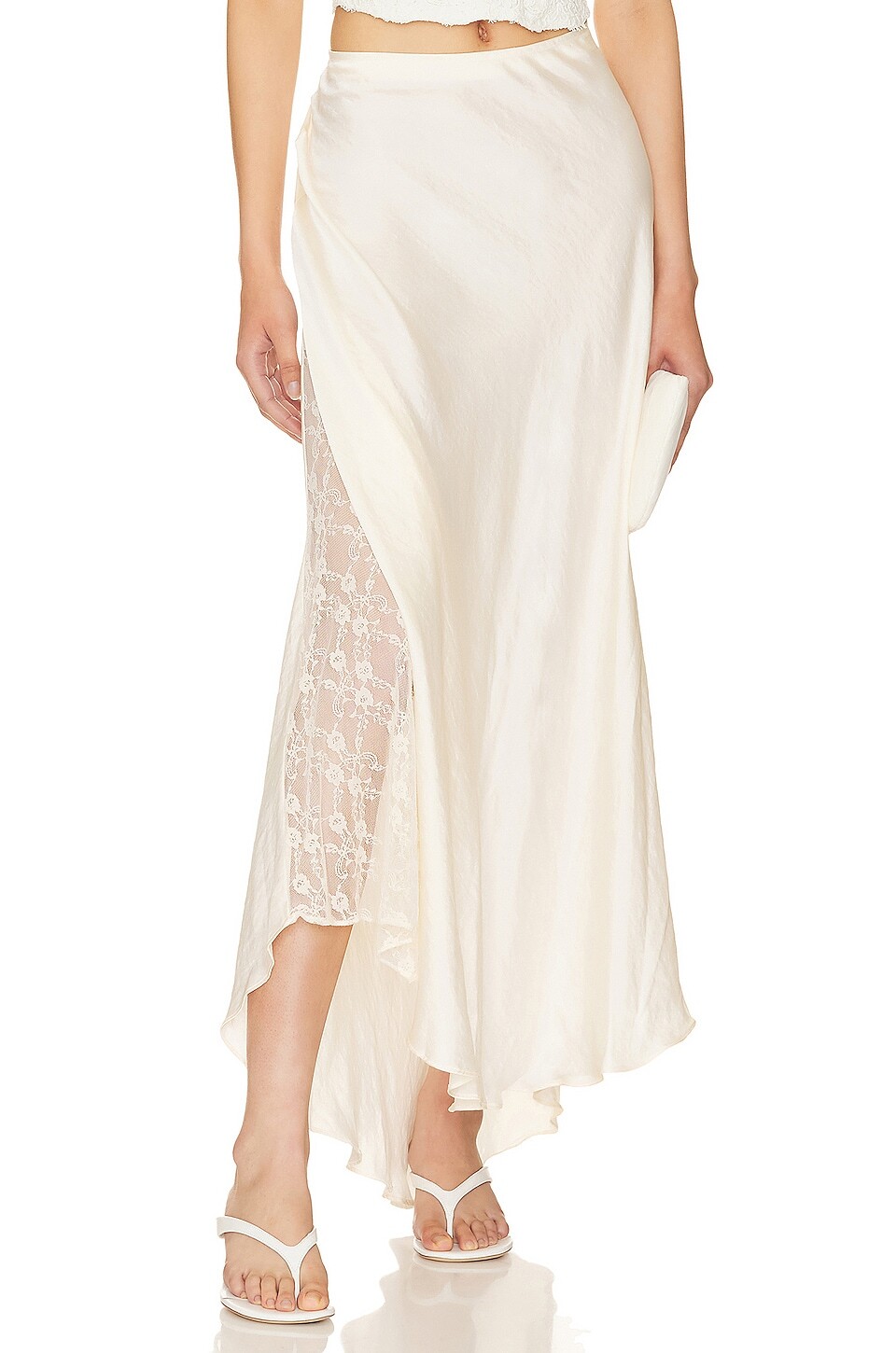 

Юбка Free People x REVOLVE Make You Mine Slip, кремовый