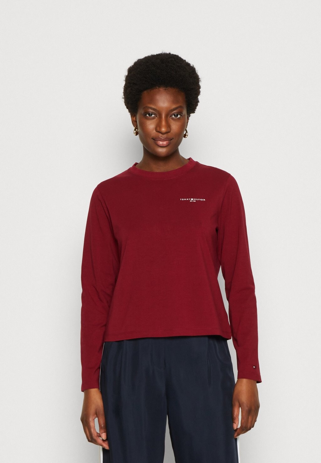 

Топ с длинными рукавами Tommy Hilfiger, красный