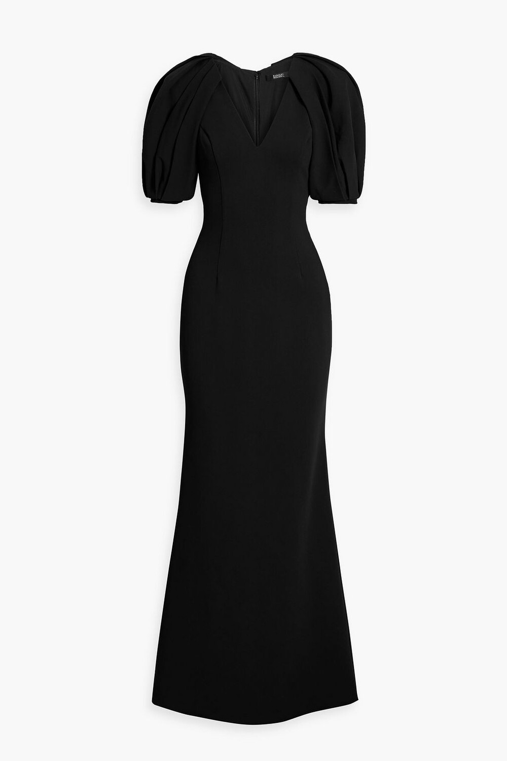 

Платье из крепа со сборками BADGLEY MISCHKA, черный