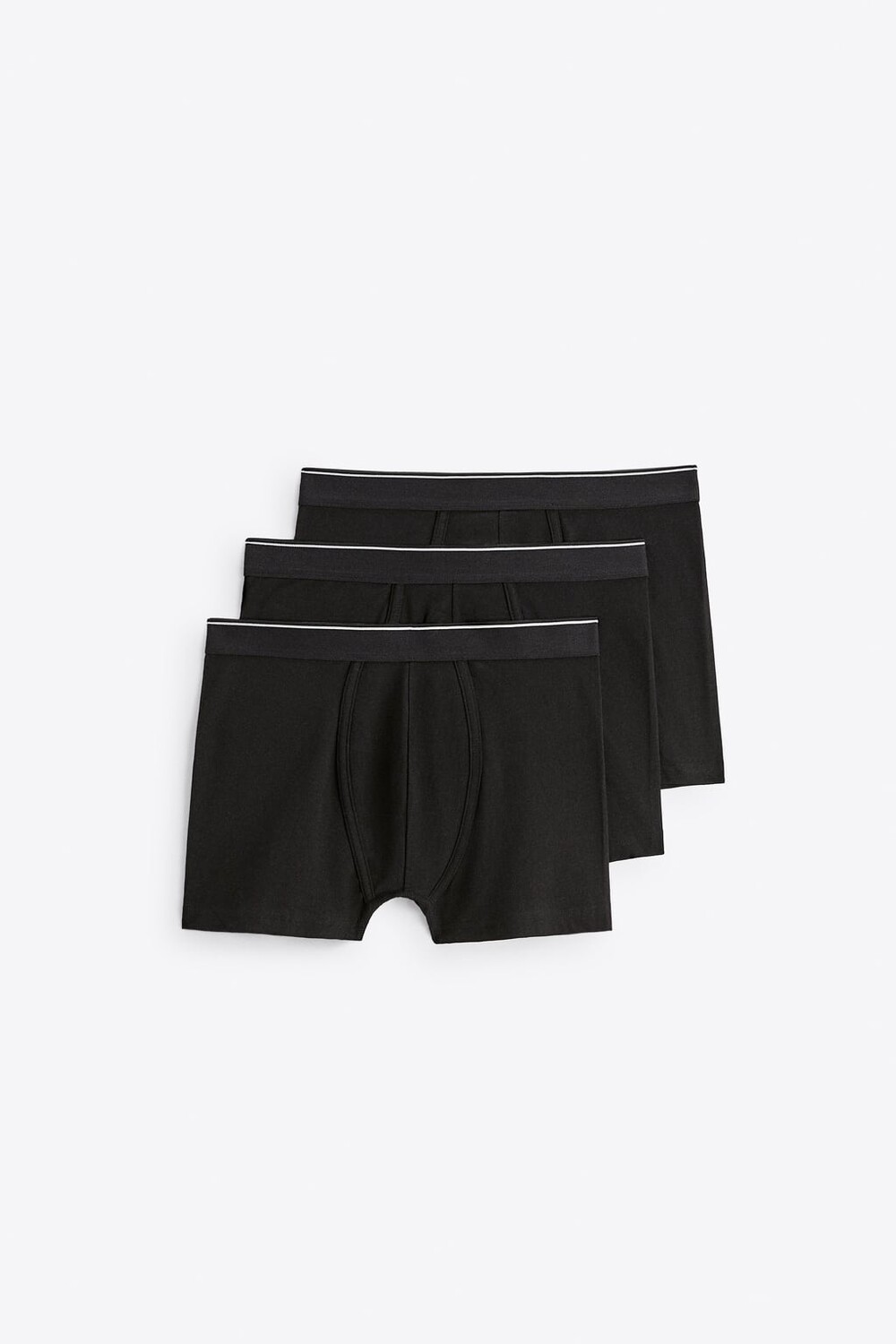

Набор 3 базовых боксеров ZARA, черный