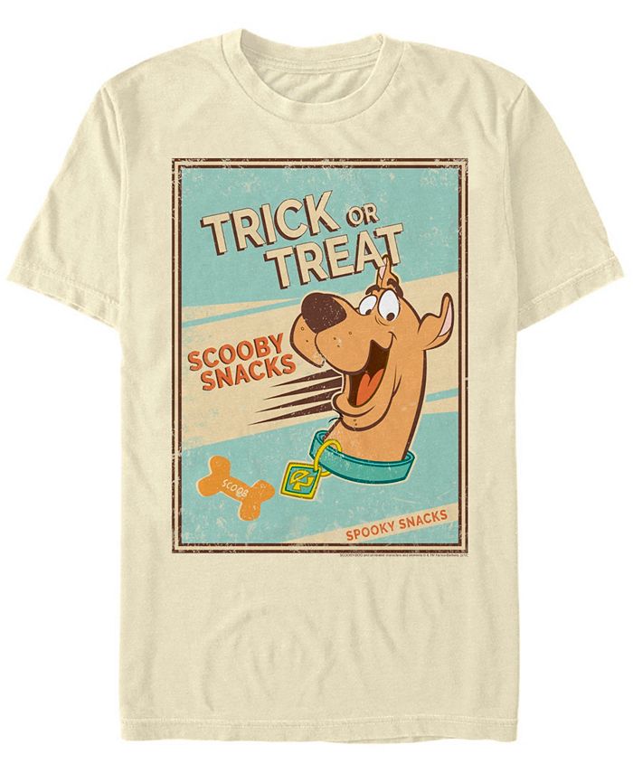 Мужская футболка Scooby Doo Retro Scoob с короткими рукавами Fifth Sun, тан/бежевый мужская футболка с короткими рукавами rainbow monster box up scooby doo fifth sun черный