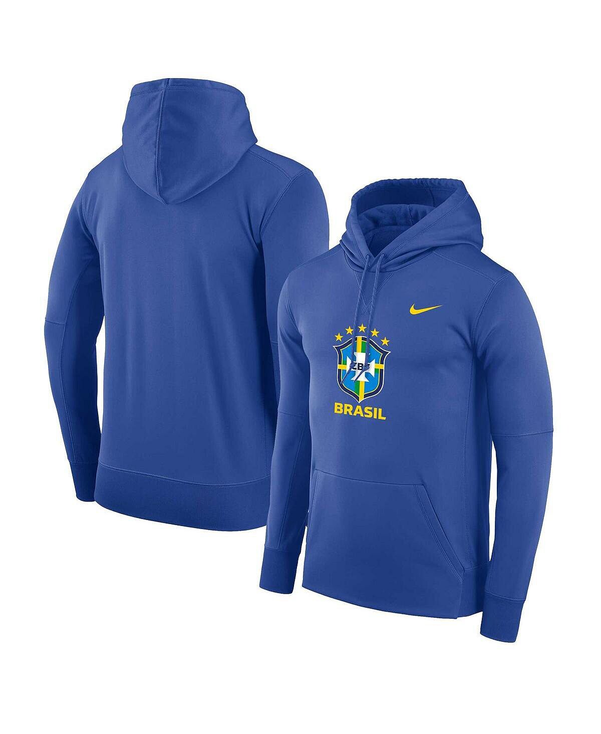 

Мужской пуловер с капюшоном Royal Brazil National Team Therma Performance Nike