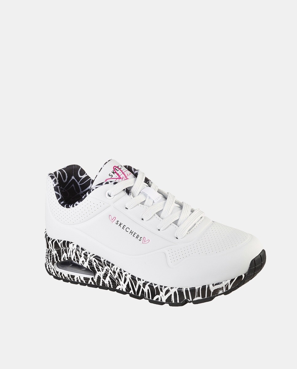 

Кроссовки Skechers x JGoldcrown: Uno — женская любовь Skechers, белый