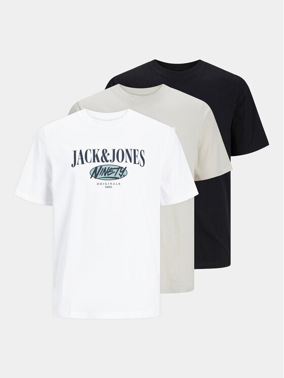 

Комплект из 3 футболок стандартного кроя Jack&Jones, мультиколор