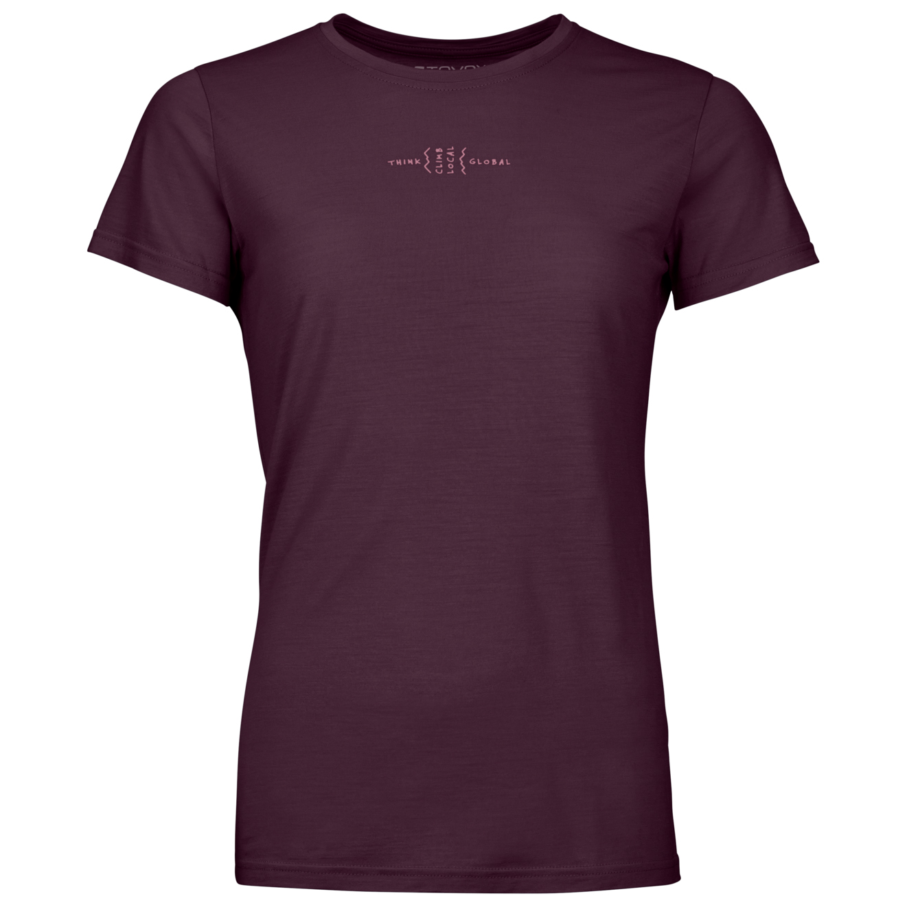 Рубашка из мериноса Ortovox Women's 150 Cool Climb Local T Shirt, цвет Dark Wild Berry