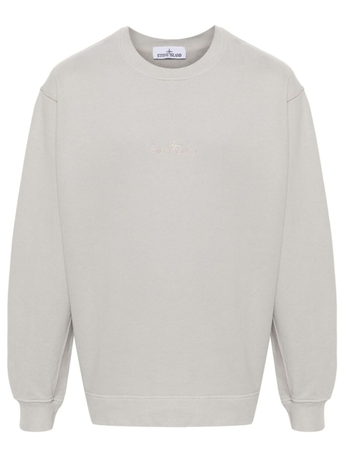

Stone Island толстовка из начесаного органического хлопка, серый