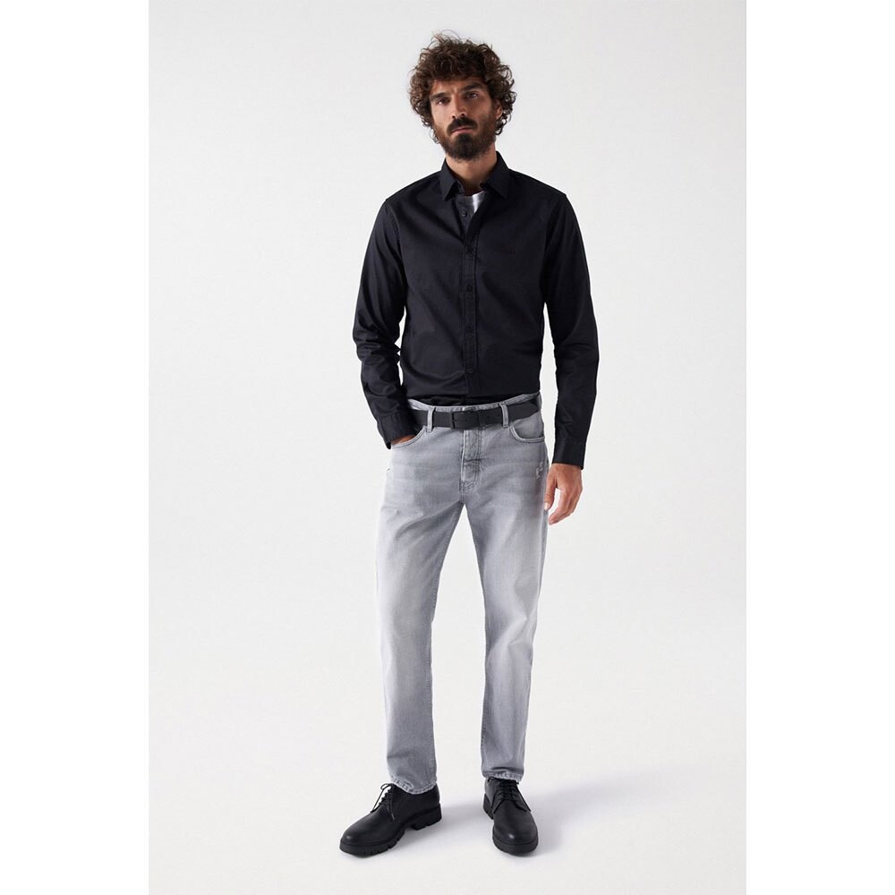 

Рубашка с длинным рукавом Salsa Jeans Premium, серый