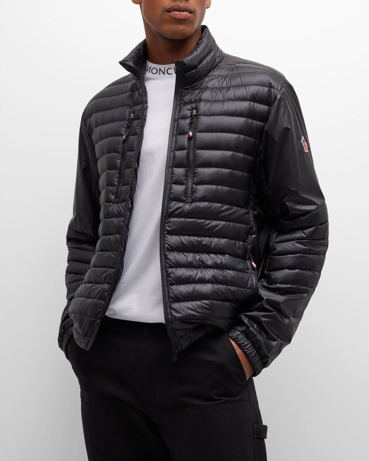 

Мужской пуховик Althays с прорезями Moncler Grenoble, цвет Black