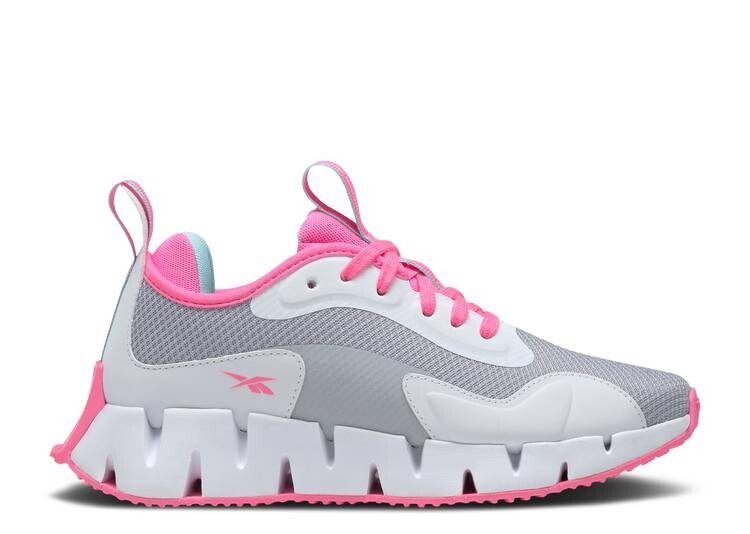 Кроссовки Reebok ZIG DYNAMICA J 'COLD GREY ELECTRO PINK', серый