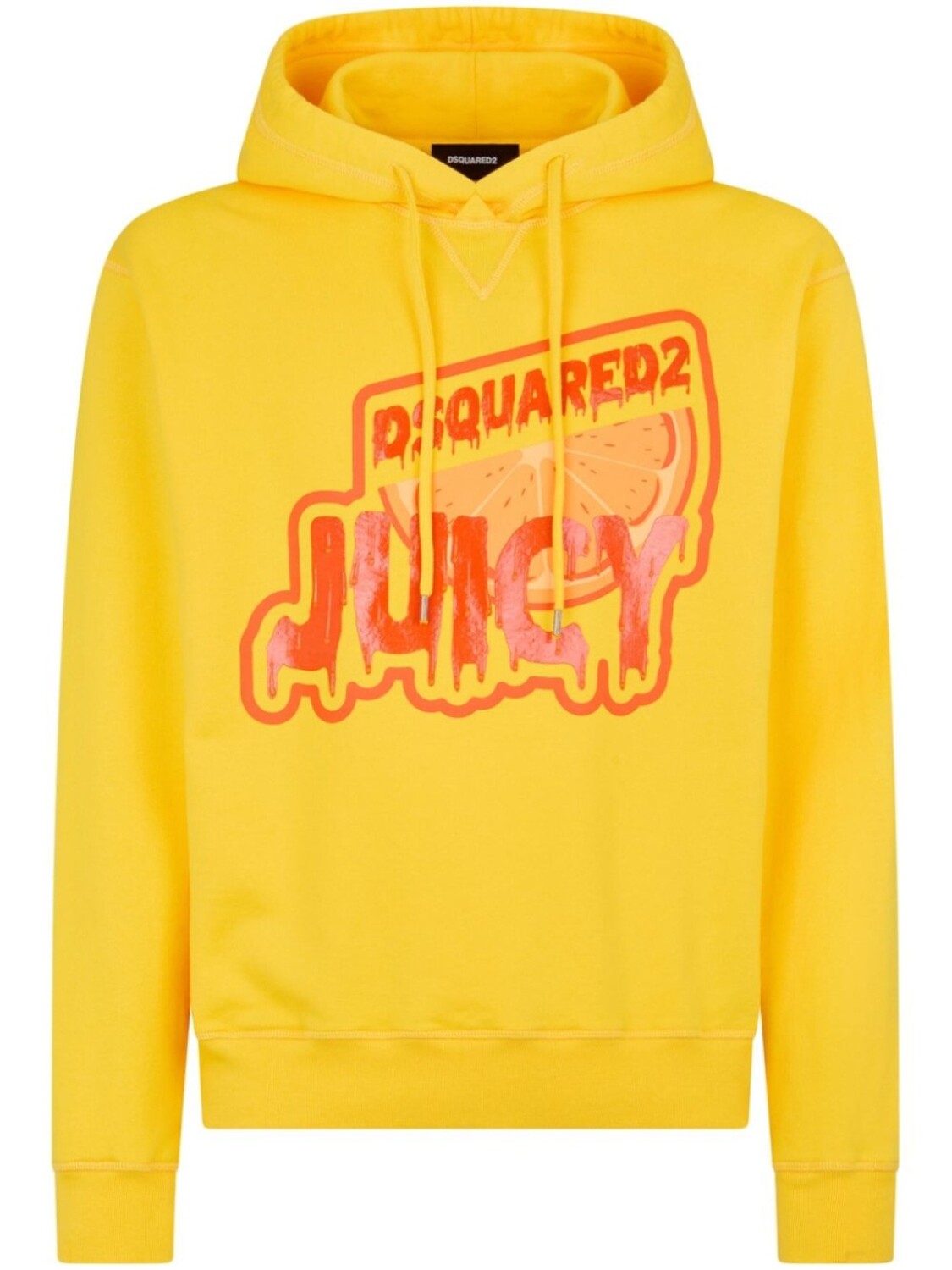 

Dsquared2 худи с графичным принтом, желтый