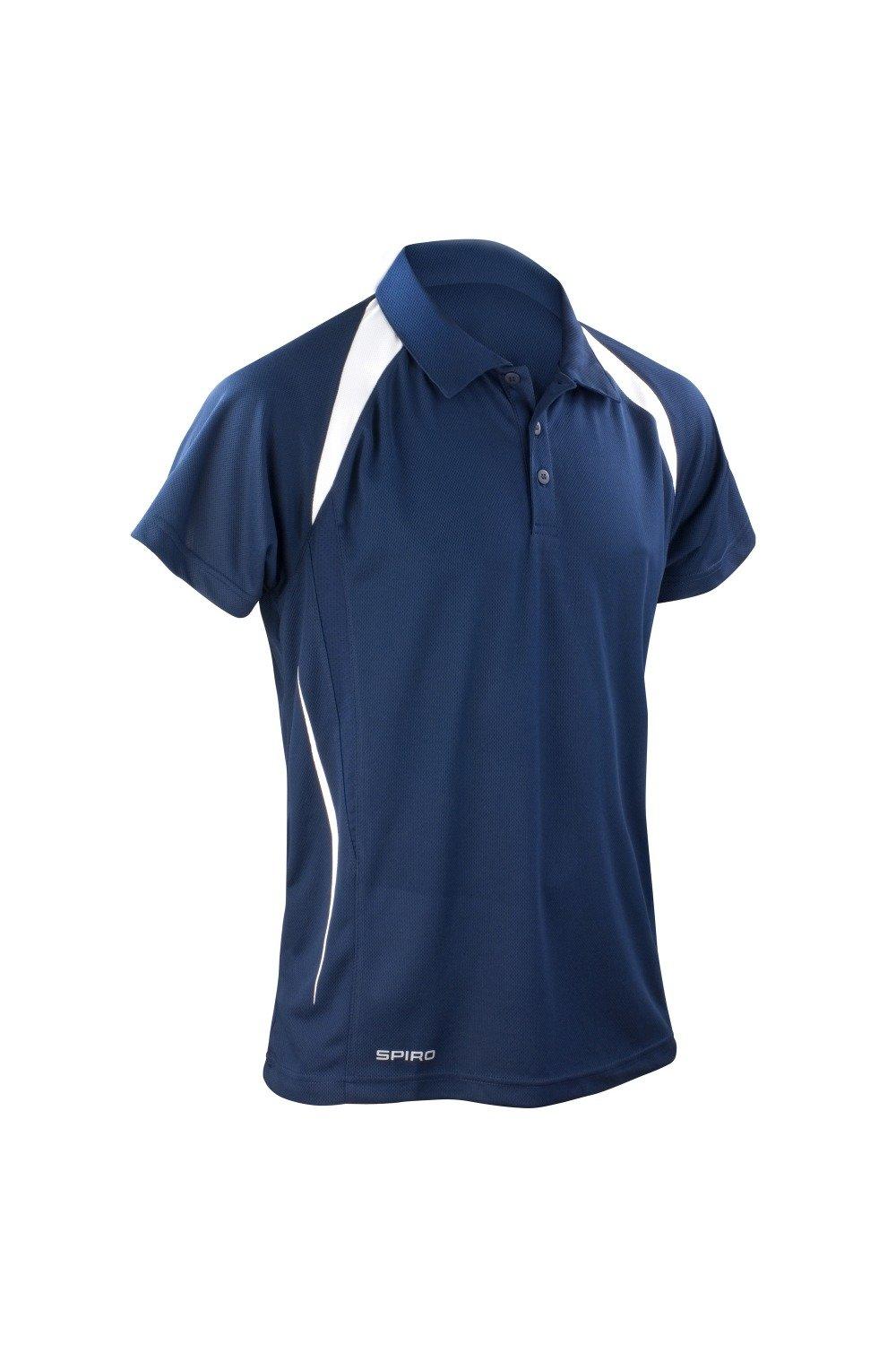 Рубашка поло Sports Team Spirit Performance Spiro, темно-синий