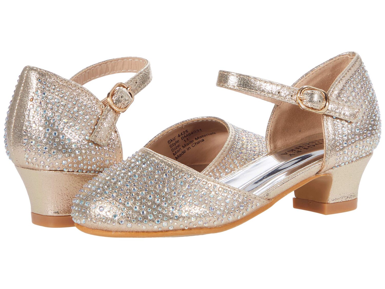 

Туфли на каблуке Badgley Mischka Kids Giselle Studded Shoe (Little Kid/Big Kid)