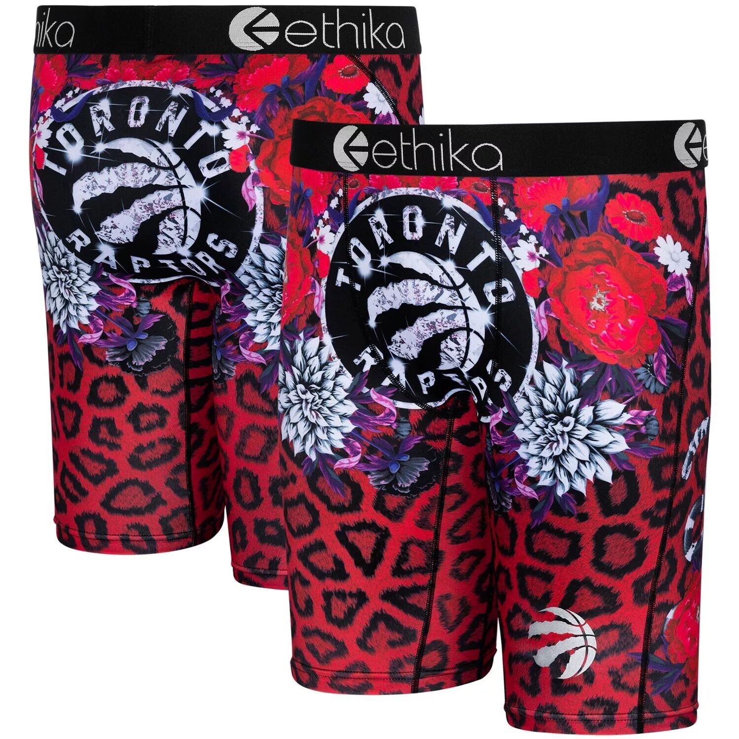 

Мужские модные блестящие боксеры Ethika Toronto Raptors