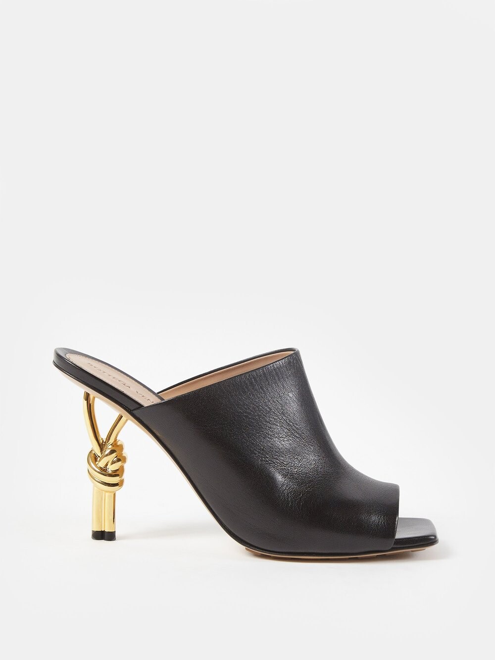 

Кожаные мюли knot 110 Bottega Veneta, черный