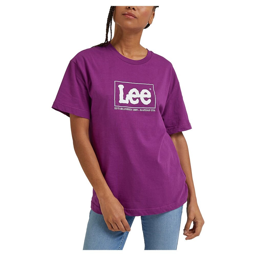 

Футболка Lee Relaxed Short Sleeve Crew Neck, фиолетовый