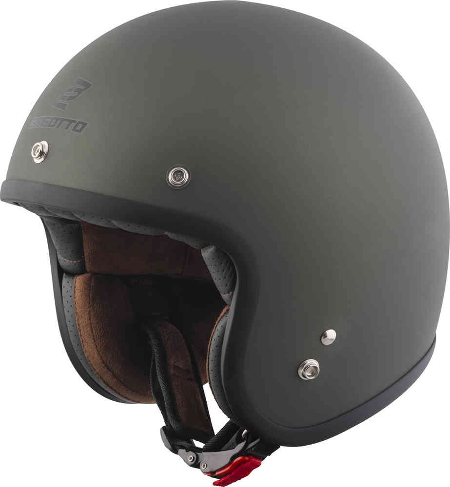H541 Твердый реактивный шлем Bogotto, зеленый мэтт h589 твердый реактивный шлем bogotto браун мэтт