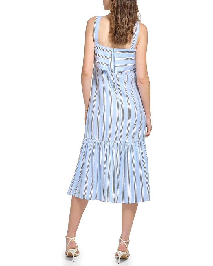 

Платье DKNY Sleeveless Lurex Stripe Dress, цвет Frosting Blue Combo