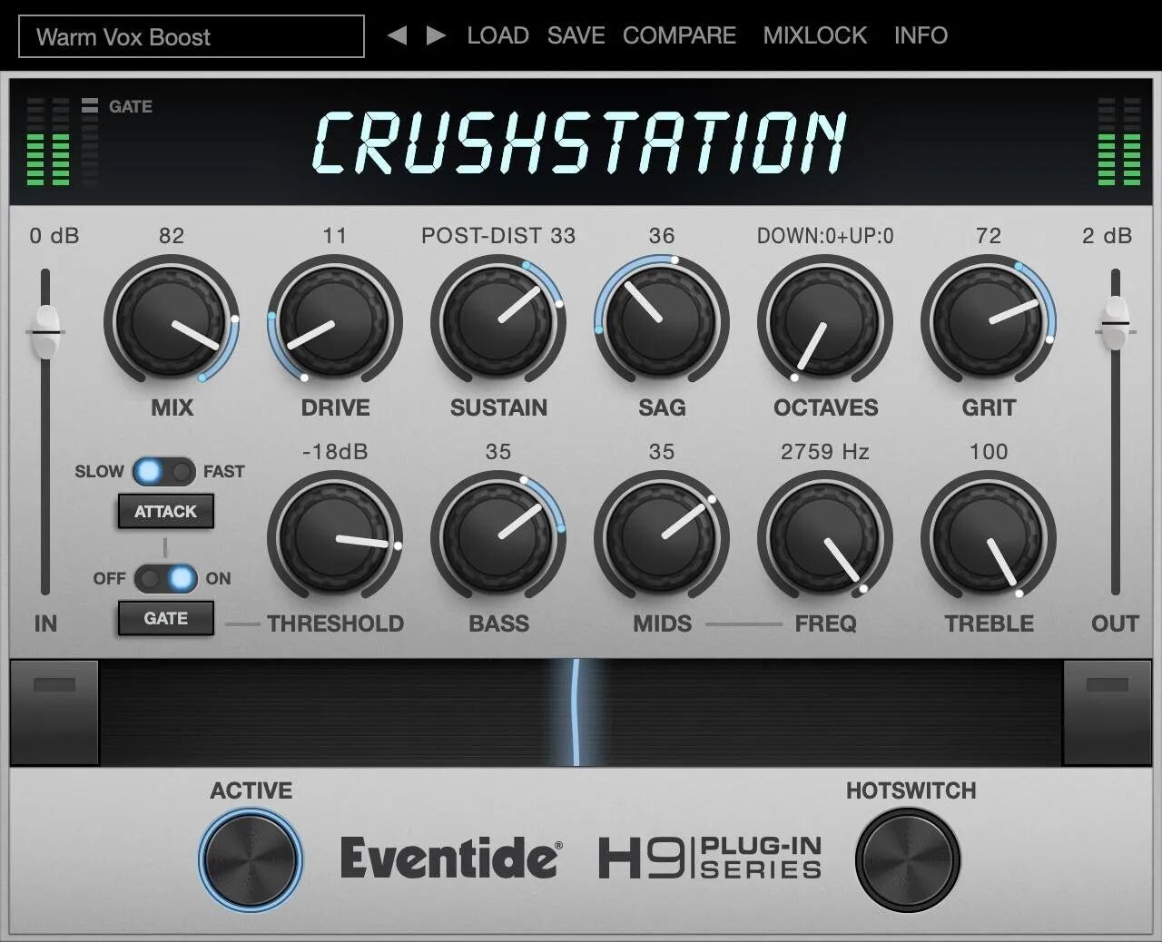 

Плагин Eventide CrushStation Distortion/Overdrive