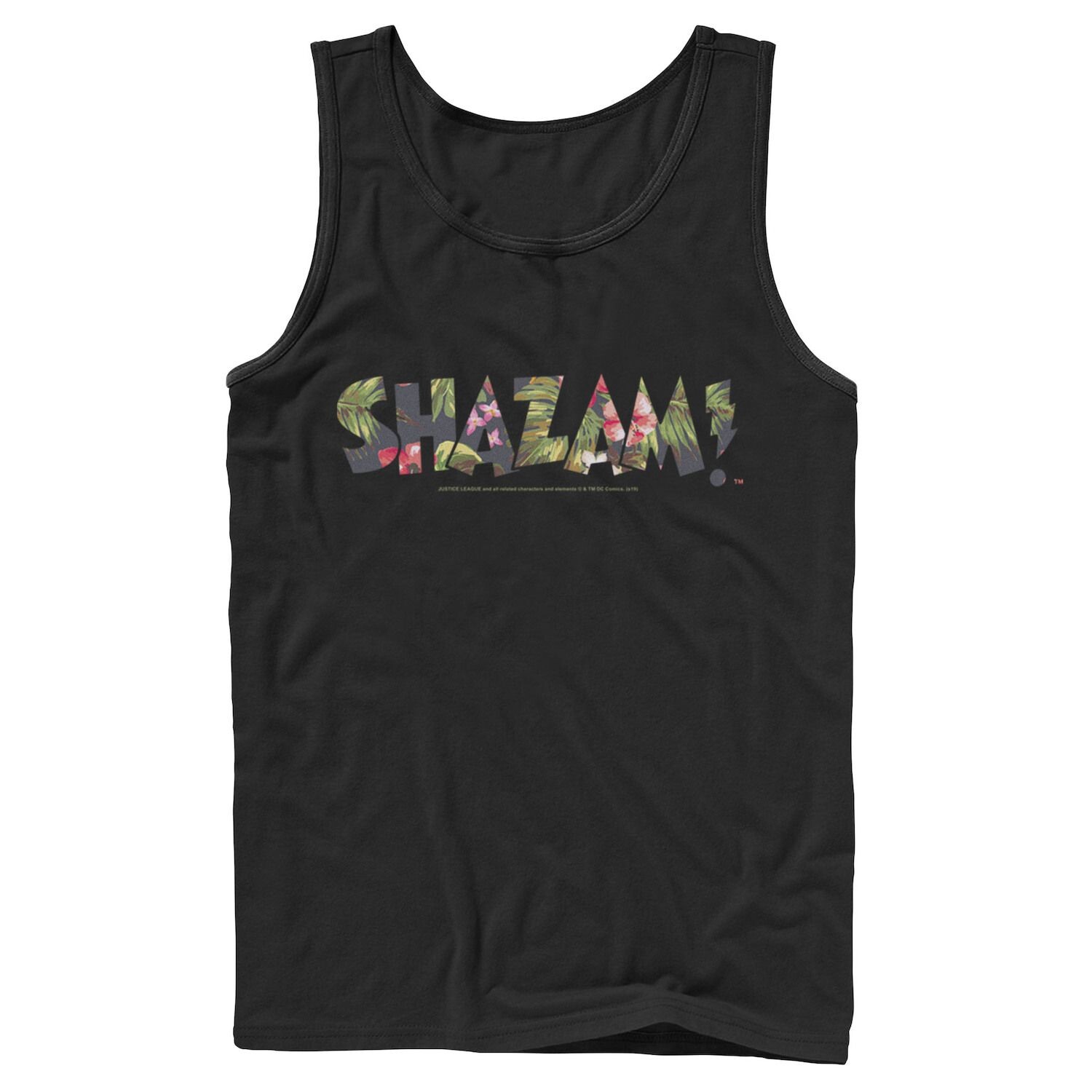 

Мужская майка с тропическим логотипом DC Comics Shazam Shazam