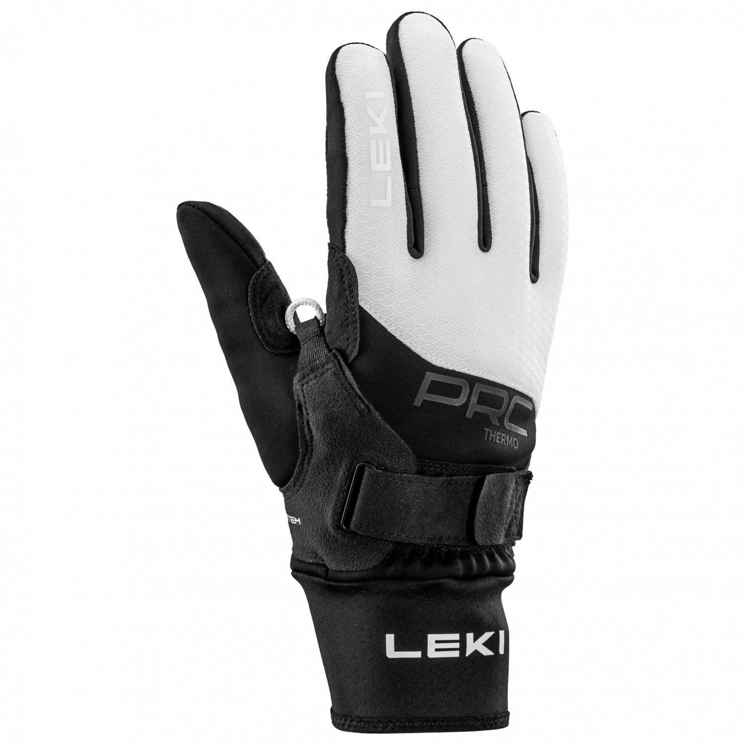 цена Перчатки Leki Women's PRC ThermoPlus Shark, цвет Black/White
