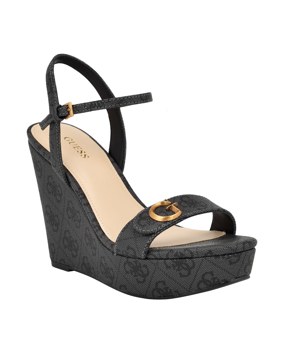 

Женские туфли Himifa на платформе, состоящие из двух частей, с орнаментом GUESS
