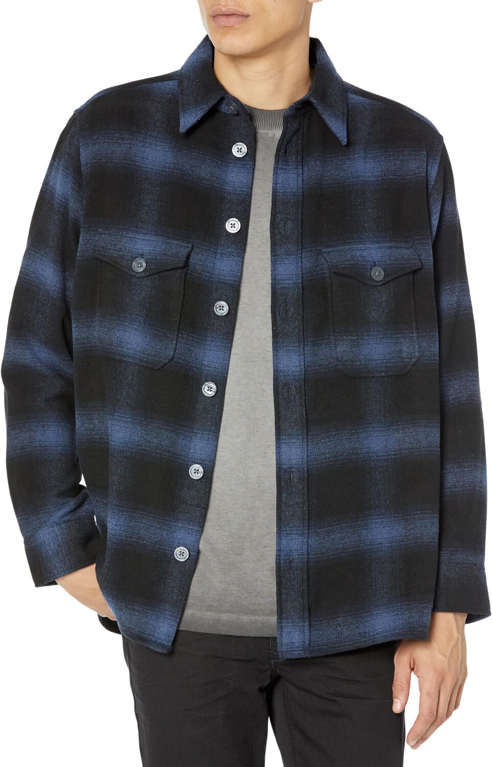 

Рубашка Rotation с длинными рукавами AllSaints, цвет Dark Ink