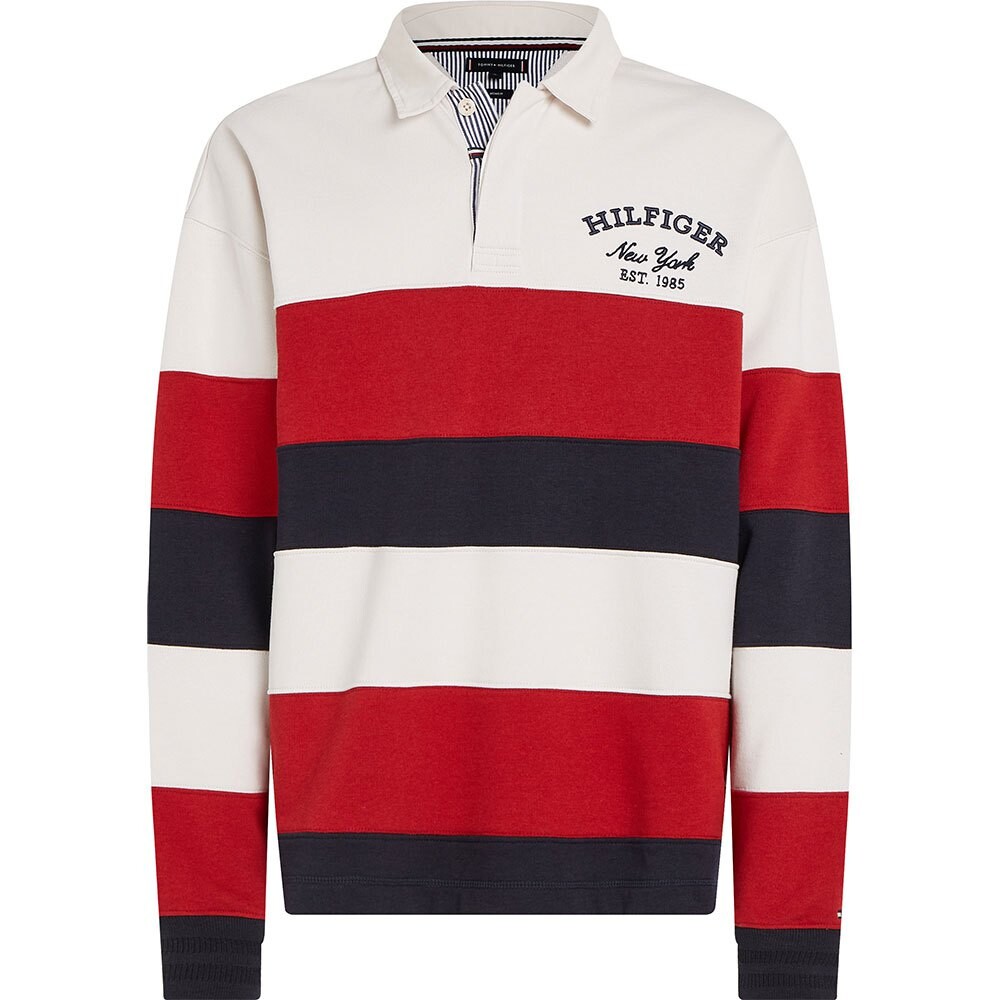 

Поло с длинным рукавом Tommy Hilfiger Prep Rugby, красный