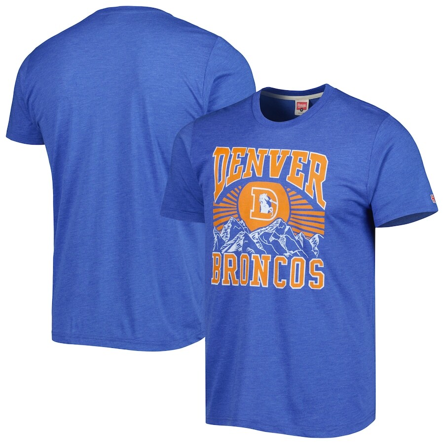 

Футболка с коротким рукавом Homage Denver Broncos, роял