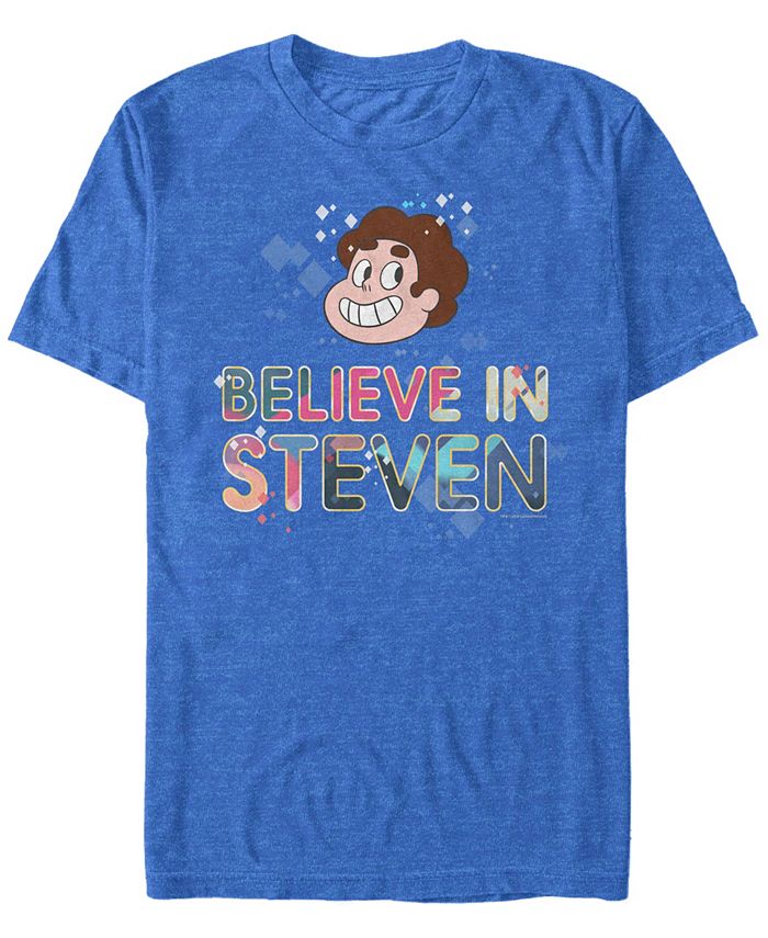 Мужская футболка с коротким рукавом Steven Universe Believe in Gems Fifth Sun, синий сумка самурай джек голубой