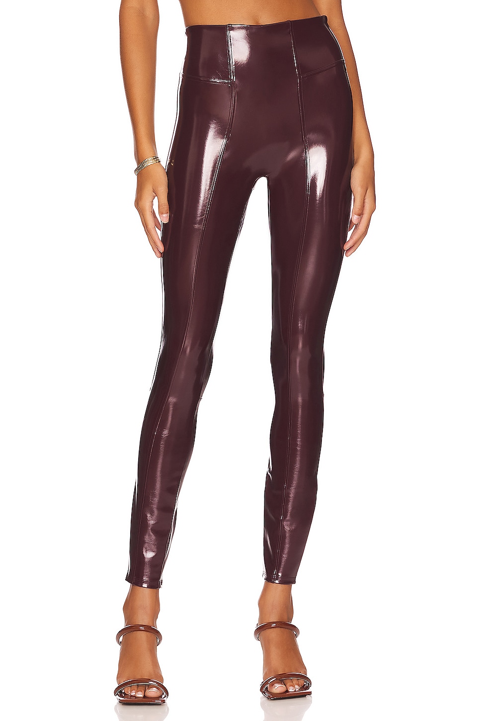 Леггинсы SPANX Faux Patent Leather, цвет Ruby