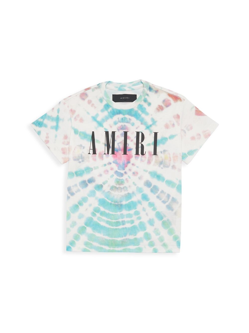 

Футболка Little Kid's & Kid's с логотипом Tie-Dye Amiri, разноцветный