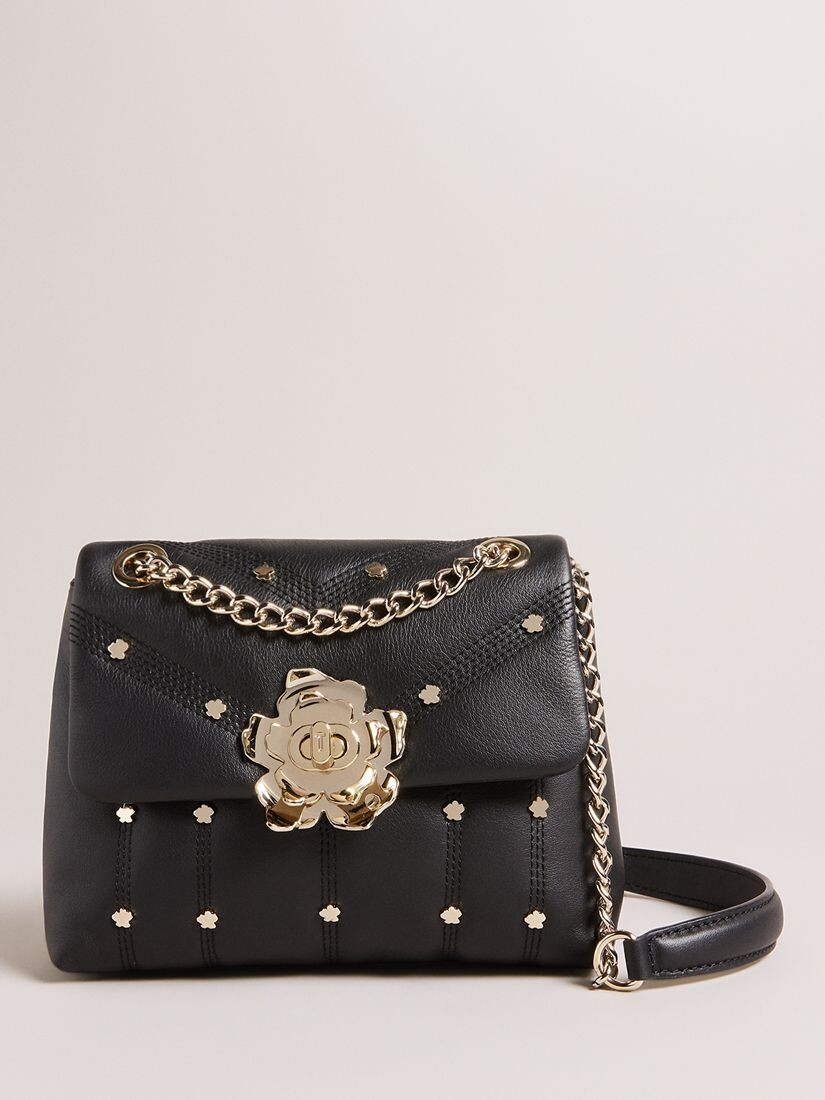 

Кожаный пуховик Ted Baker Ayalisa, черный
