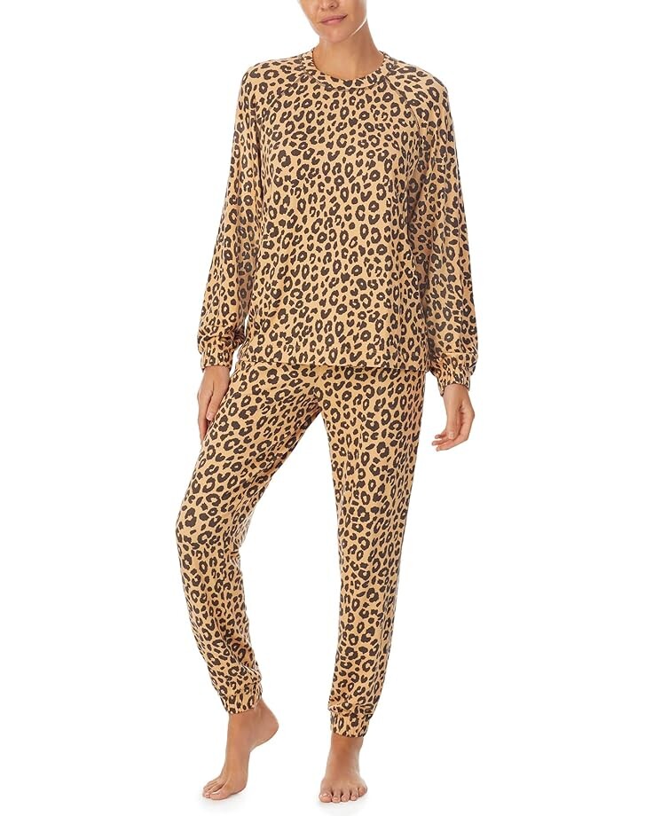 

Пижама Sanctuary Long Sleeve Popover and Joggers, цвет Animal