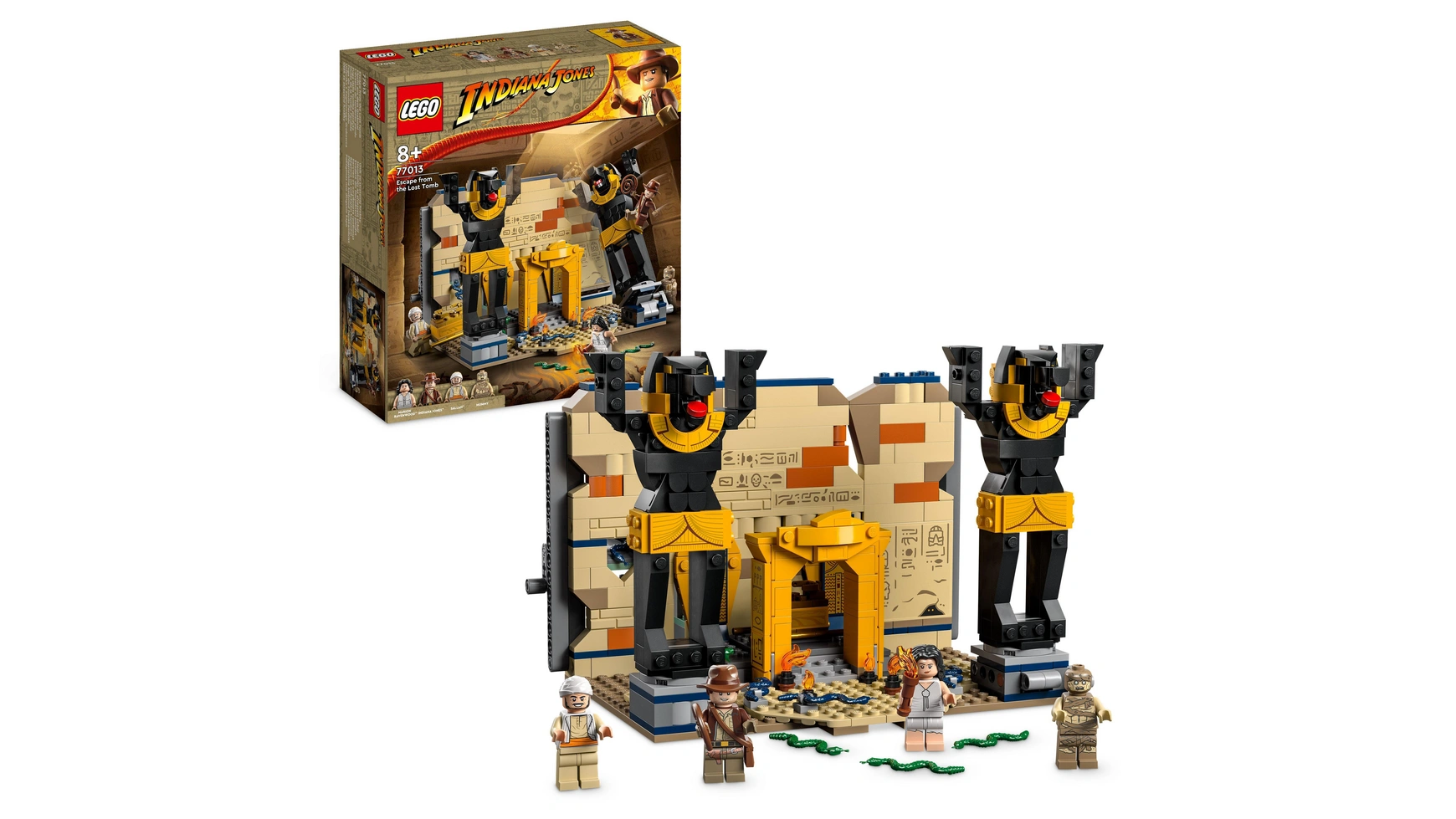 Lego Индиана Джонс Побег из гробницы lego 77015 индиана джонс храм золотого идола