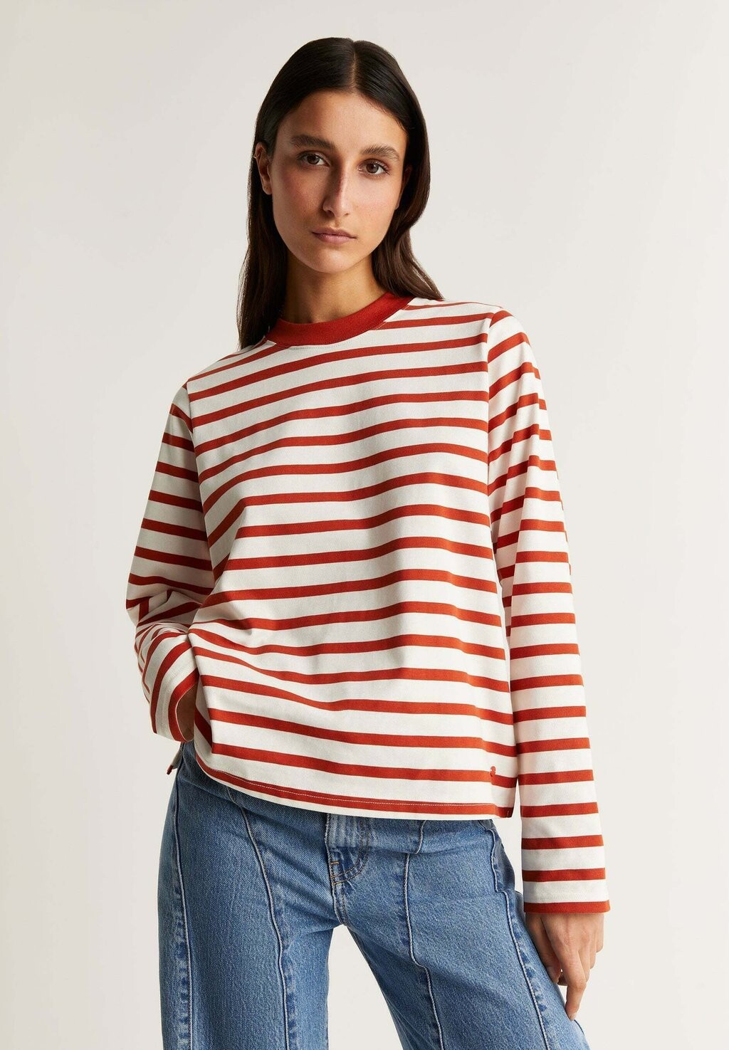 

Топ с длинными рукавами STRIPES Scalpers, красный